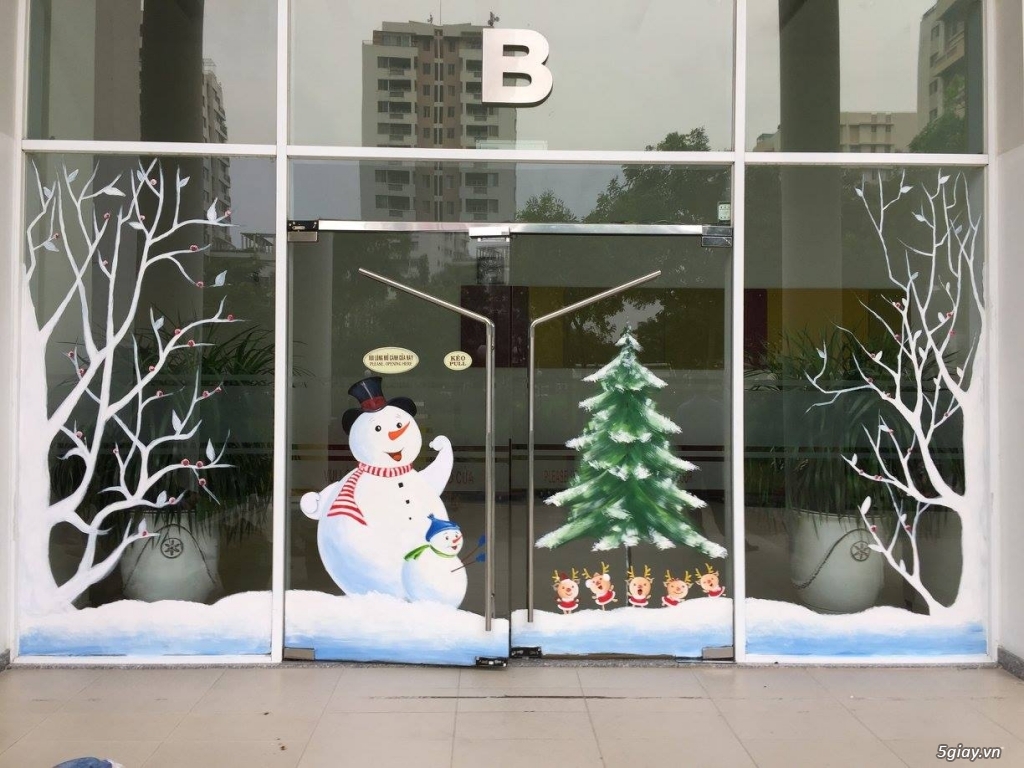 Vẽ Tranh Kính Trang Trí Tết - 12