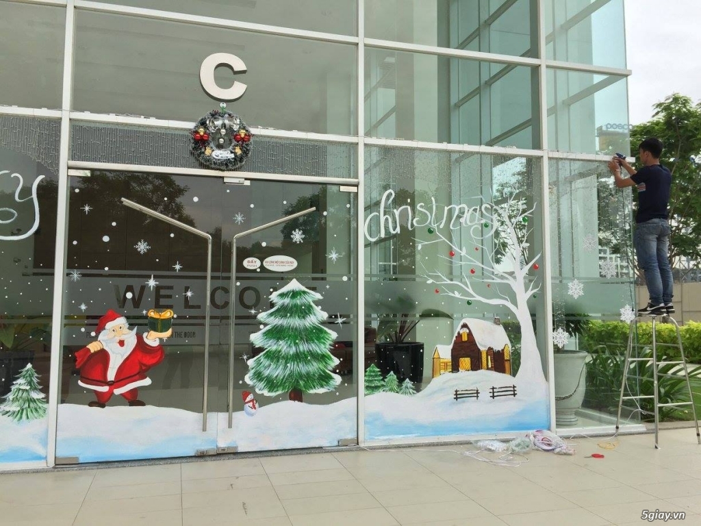 Vẽ Tranh Kính Trang Trí Tết - 22