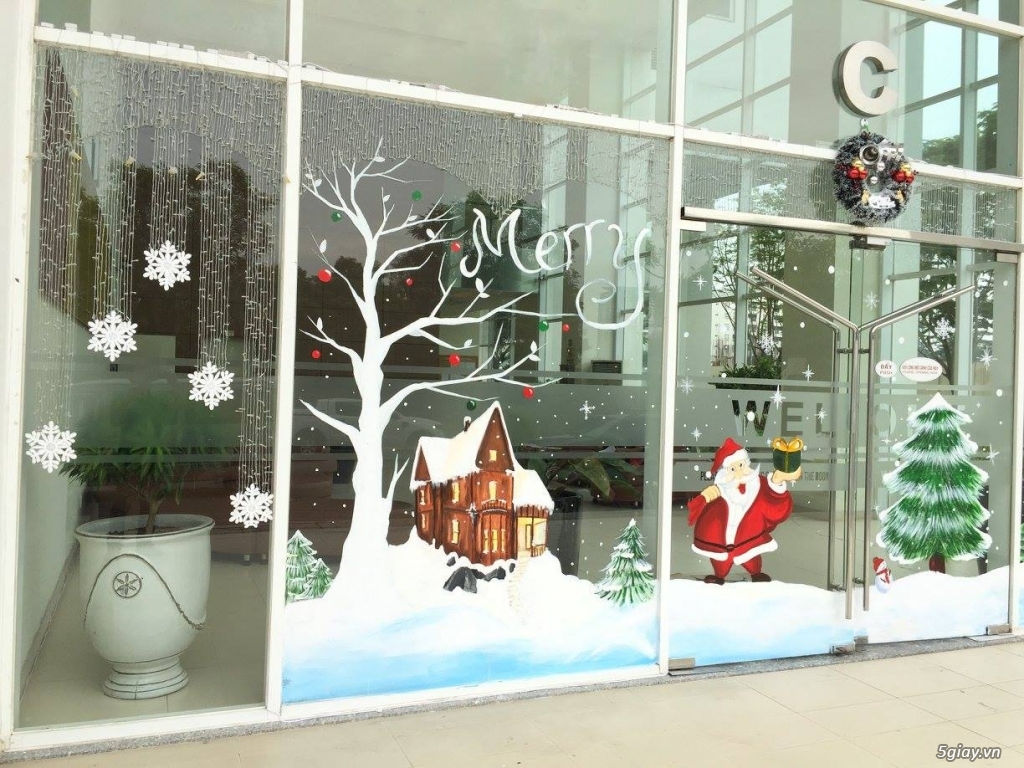 Vẽ Tranh Kính Trang Trí Tết - 26