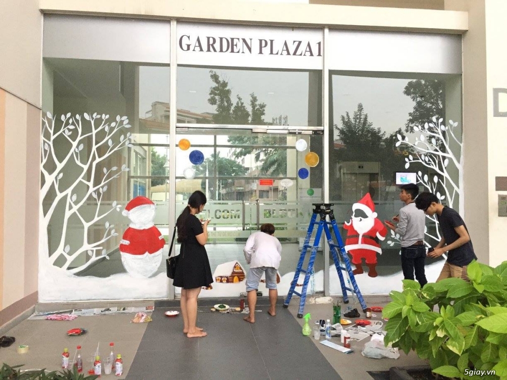 Vẽ Tranh Kính Trang Trí Tết - 18