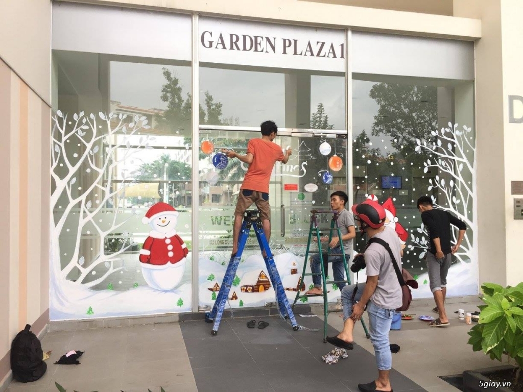 Vẽ Tranh Kính Trang Trí Tết - 16