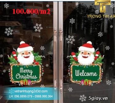 Vẽ Tranh Kính Noel - 10