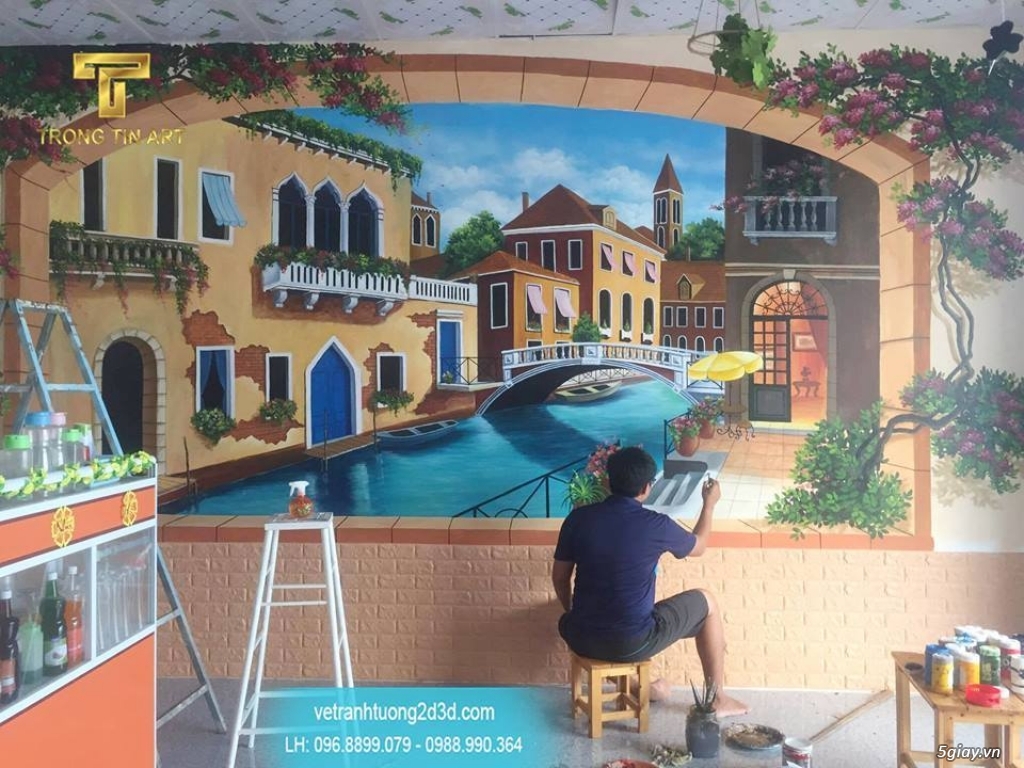 Vẽ Tranh Tường - Tranh Tường 3D - 44