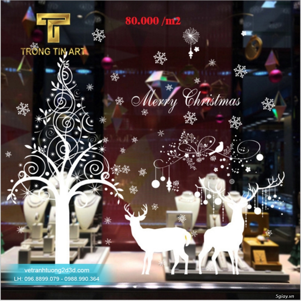 Vẽ Tranh Kính Noel - 39