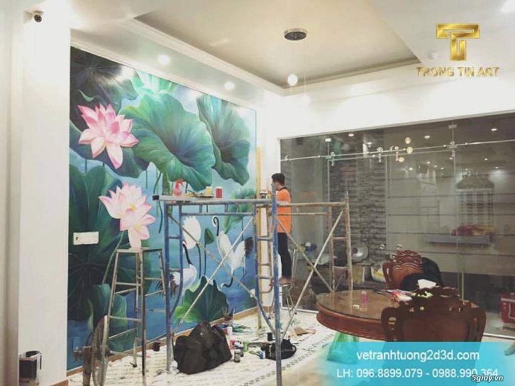 Vẽ Tranh Tường - Tranh Tường 3D - 40