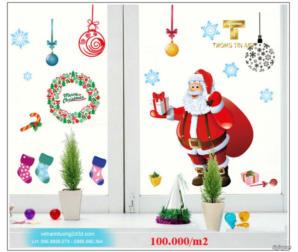 Vẽ Tranh Kính Noel - 27