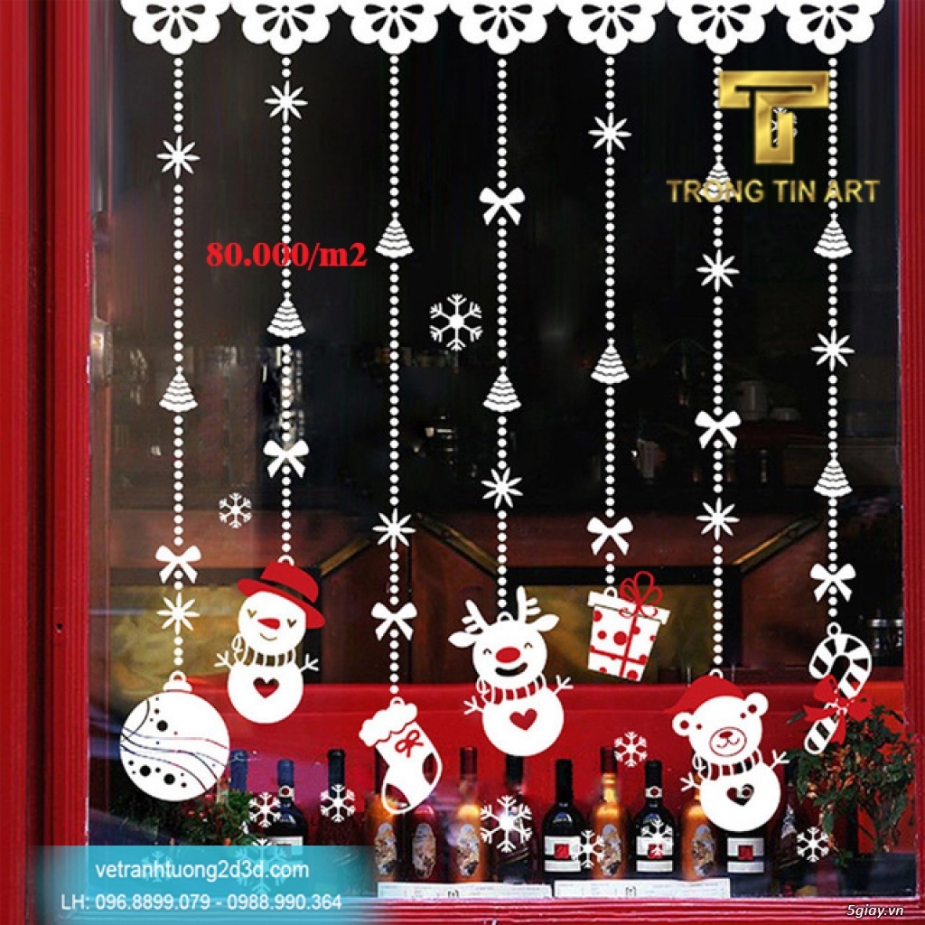 Vẽ Tranh Kính Noel - 11