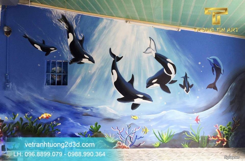 Vẽ Tranh Tường - Tranh Tường 3D - 25