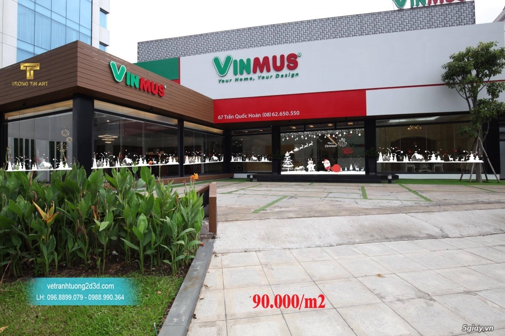 Vẽ Tranh Kính Noel - 19