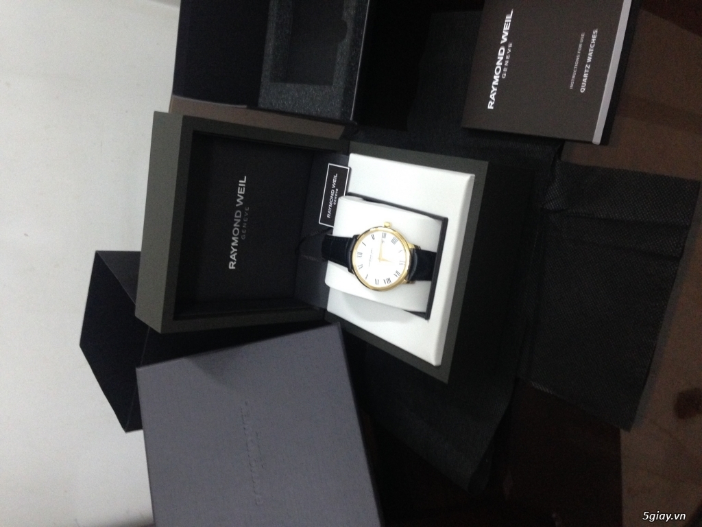 đồng hồ nam Raymond Weil Toccata mạ vàng 18k mới 100% fullbox