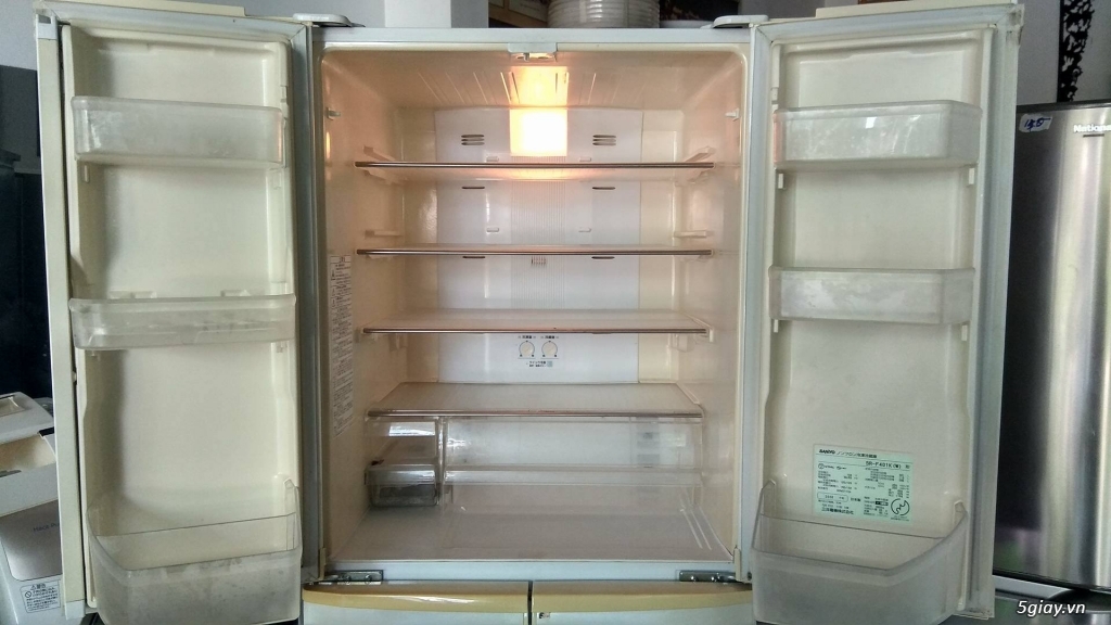 Tủ Lạnh Sanyo 401L 6 cửa trắng 2006 - 1