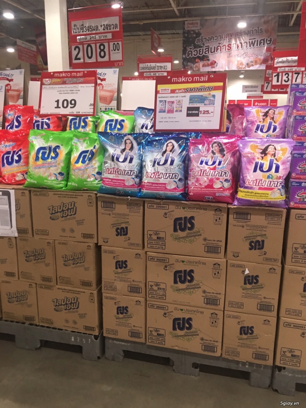 Phân phối hàng tiêu dùng Thailand - bột giặt, nước xả vải PAO Thái - 6