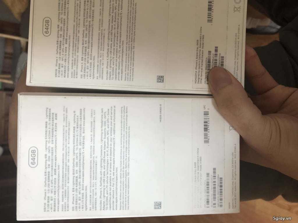 Hcm- Iphone X 64 gb 25.300.000 vnd new 100% - 2