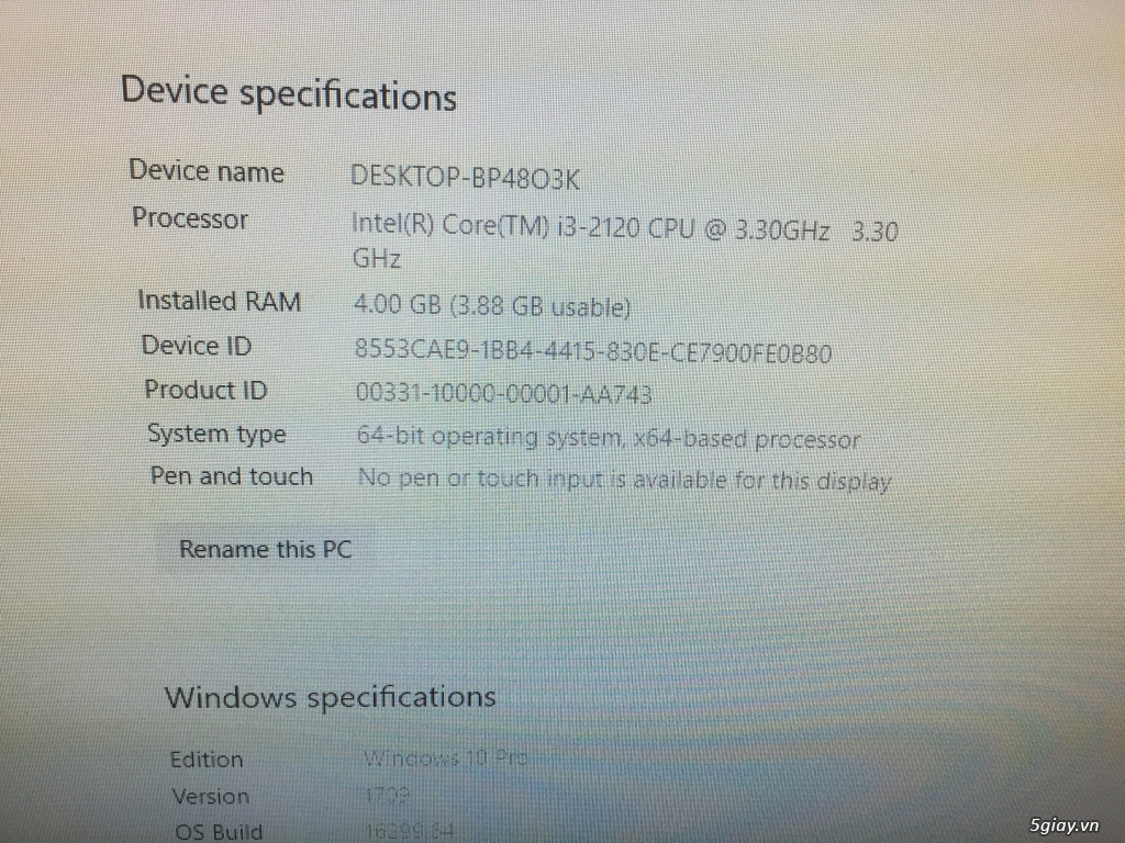 Bộ máy I3 Dell 790, màn hình 22 - 2