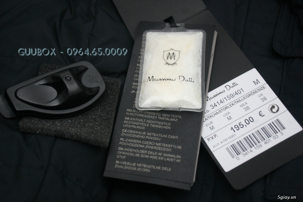 Áo khoác lông vũ Massimo Dutti, xuất khẩu Châu Âu - 2