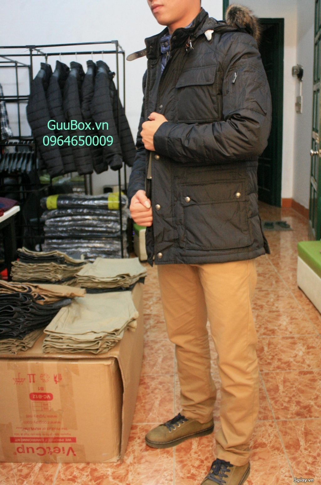 Áo khoác lông vũ Massimo Dutti, xuất khẩu Châu Âu - 5