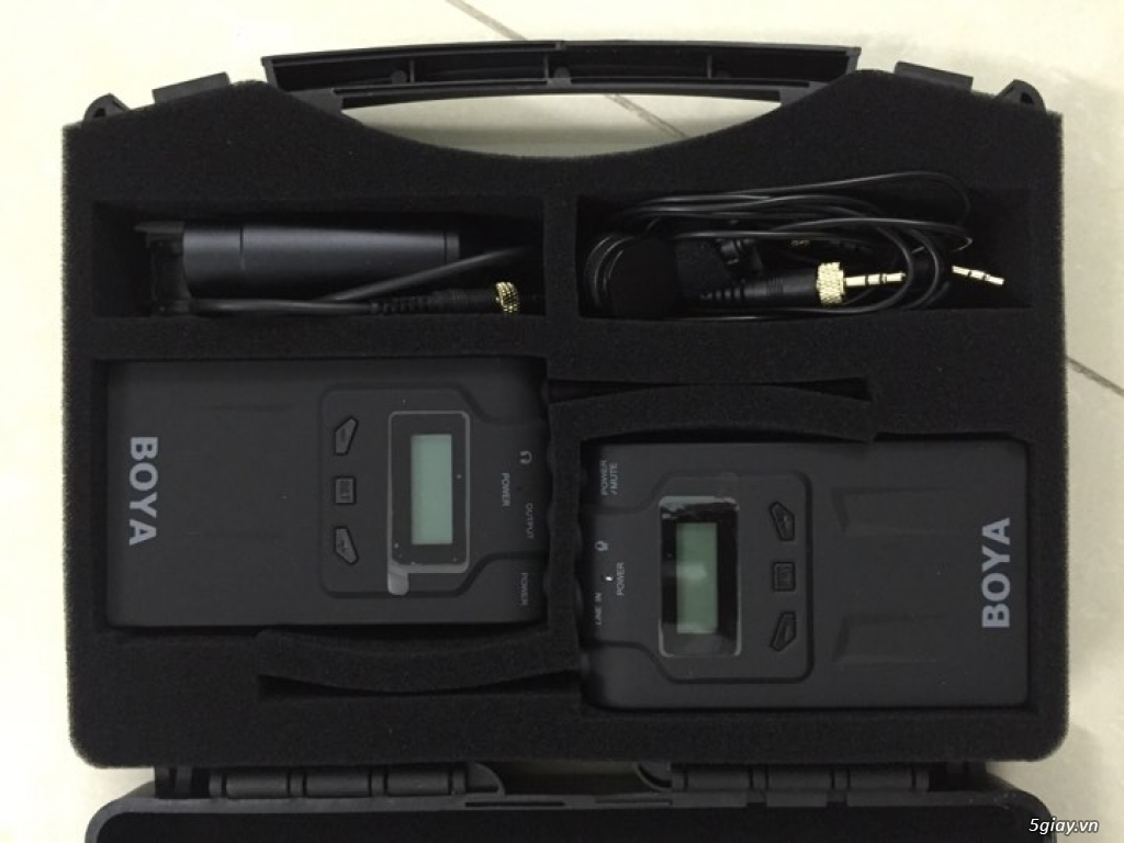 Micro thu âm cài áo không dây cho máy quay BOYA BY-WM6 - 1