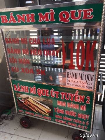 Thanh lý xe bánh mì, lò nướng, máy đánh trứng...
