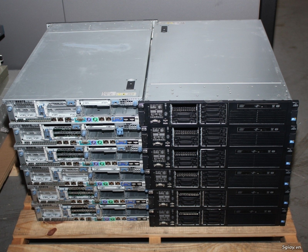 Máy tính 1U, 2U Dell, HP,IBM X5650/L840 hỗ trợ DC hoặc đồ họa