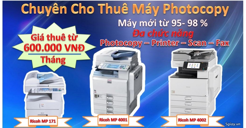 Cho thuê máy photocopy tại quận 7, Tp. HCM - 1