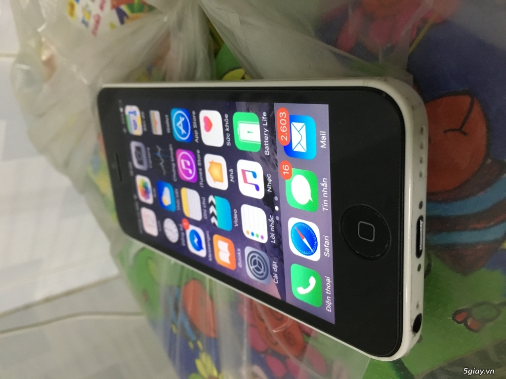 BÁn nhanh iphone 5c 16g quốc tế 1tr4 - 2