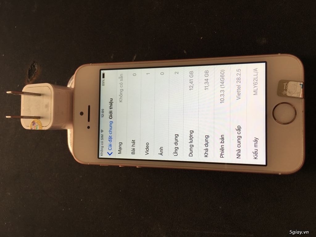 Bán nhanh 5se 16gb Rose QT zin all - 3