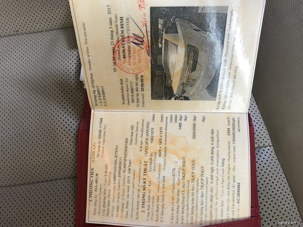 Cần bán Toyota Camry 2.5G sx2013 - 4