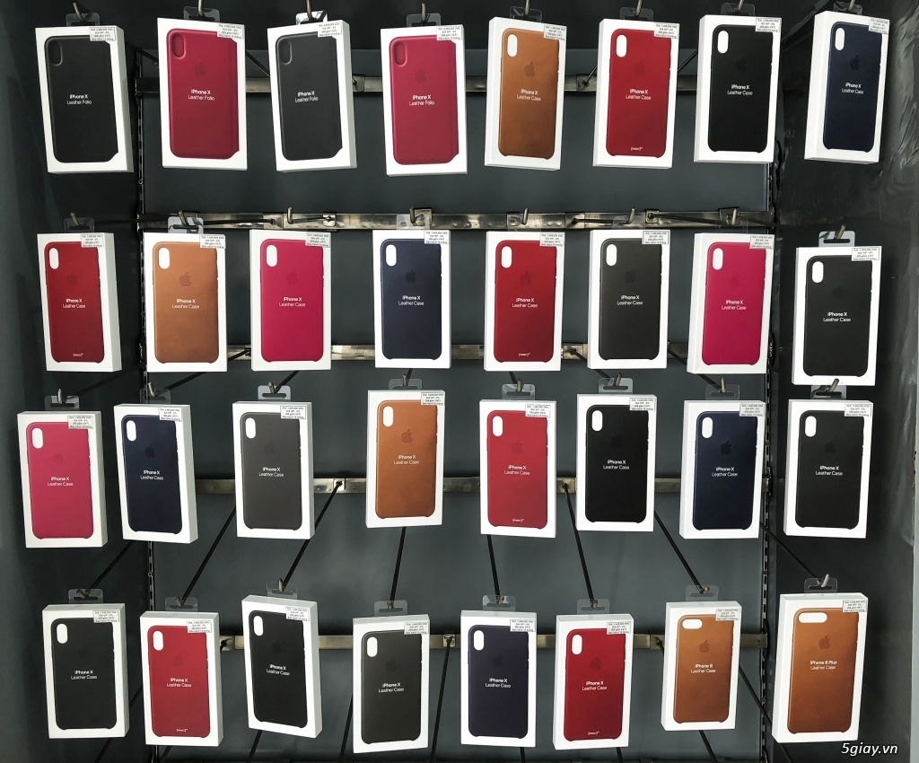Apple iPhone X Case - Silicon, Leather, Folio Case chính hãng - 3