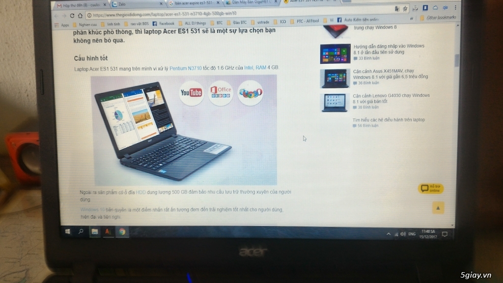 Đà Nẵng-Cần bán laptop Acer cấu hình cao giá tốt,pin trâu - 3