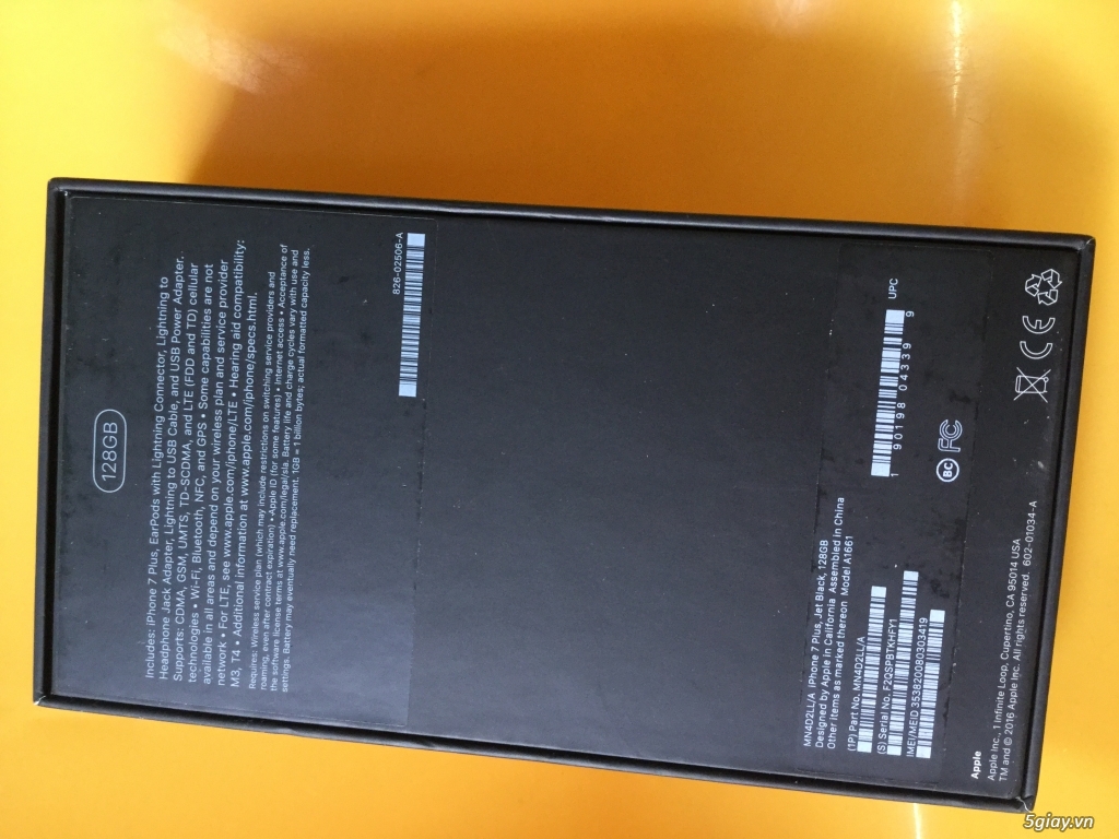 Iphone 7 plus 128g - Jet black, vừa về từ Mỹ - 5