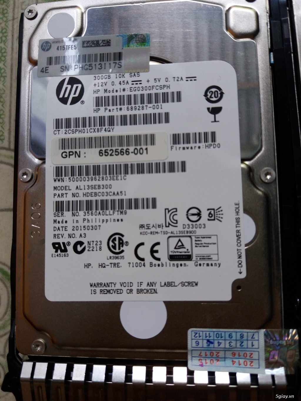 HDD Server 300G 10K SAS