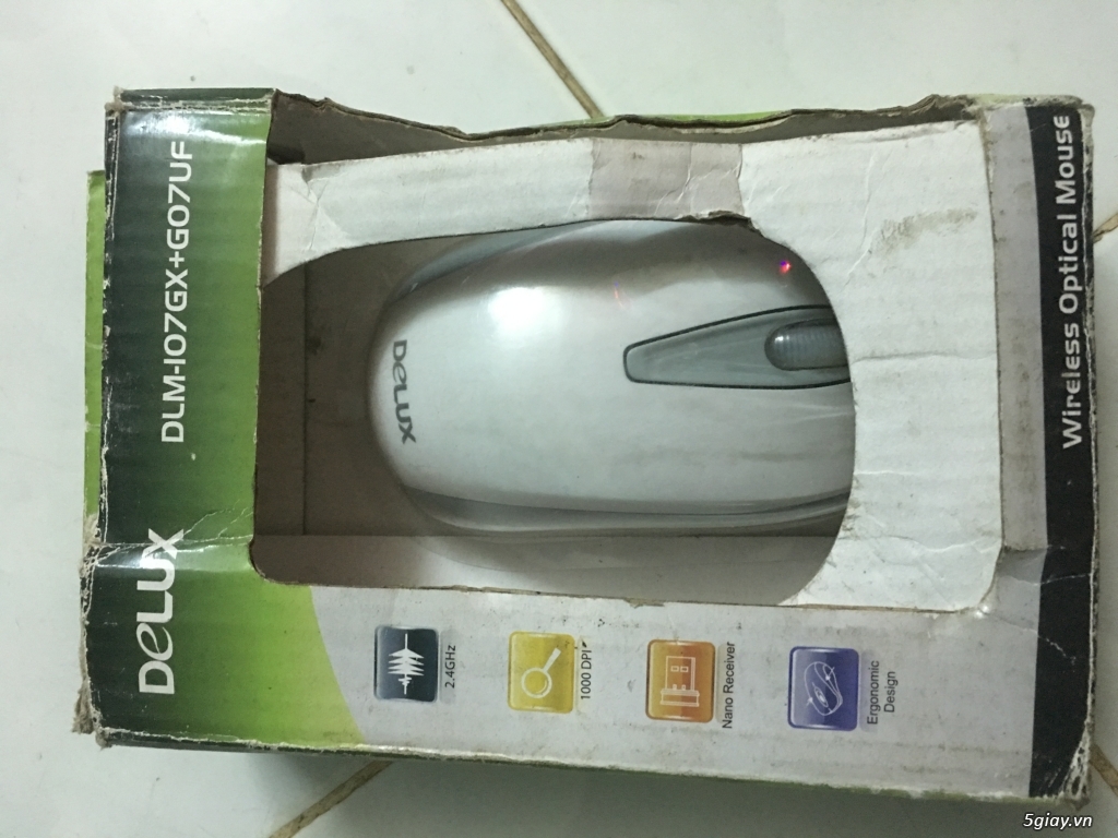 Chuột không dây full box còn mới + loa bluetooth giá siêu rẻ quẹo lựa - 1