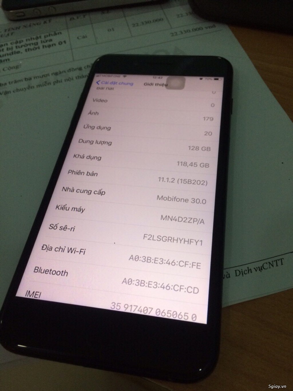 Cần bán iphone 7Plus 128 Quốc tế