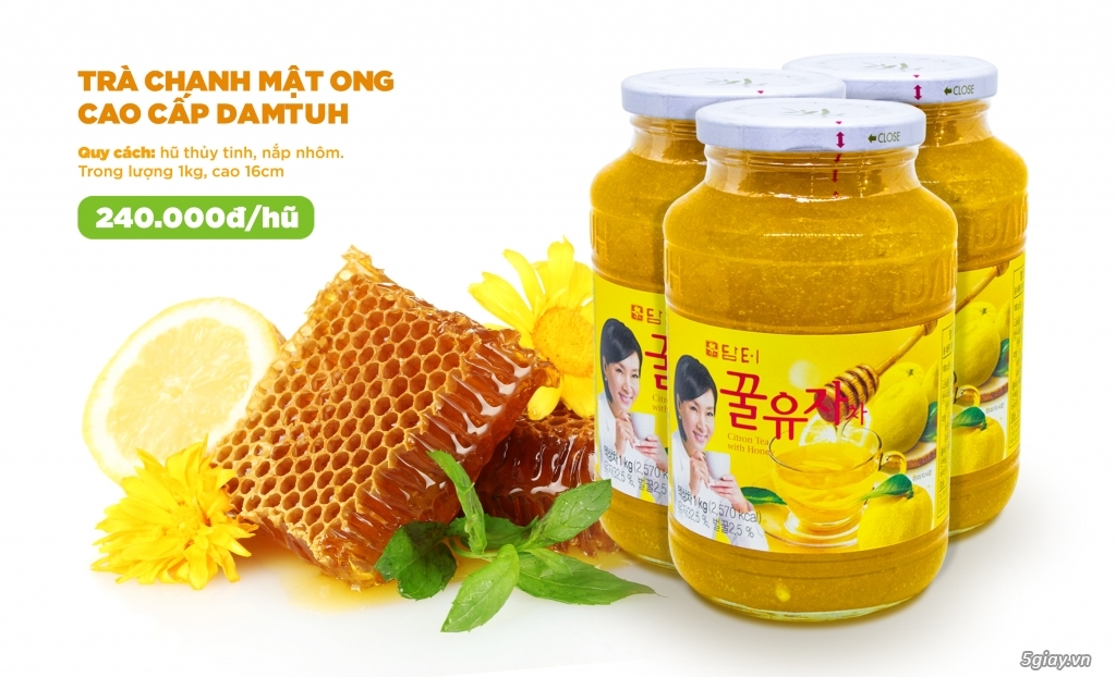 Trà chanh mật ong thượng hạng Hàn Quốc