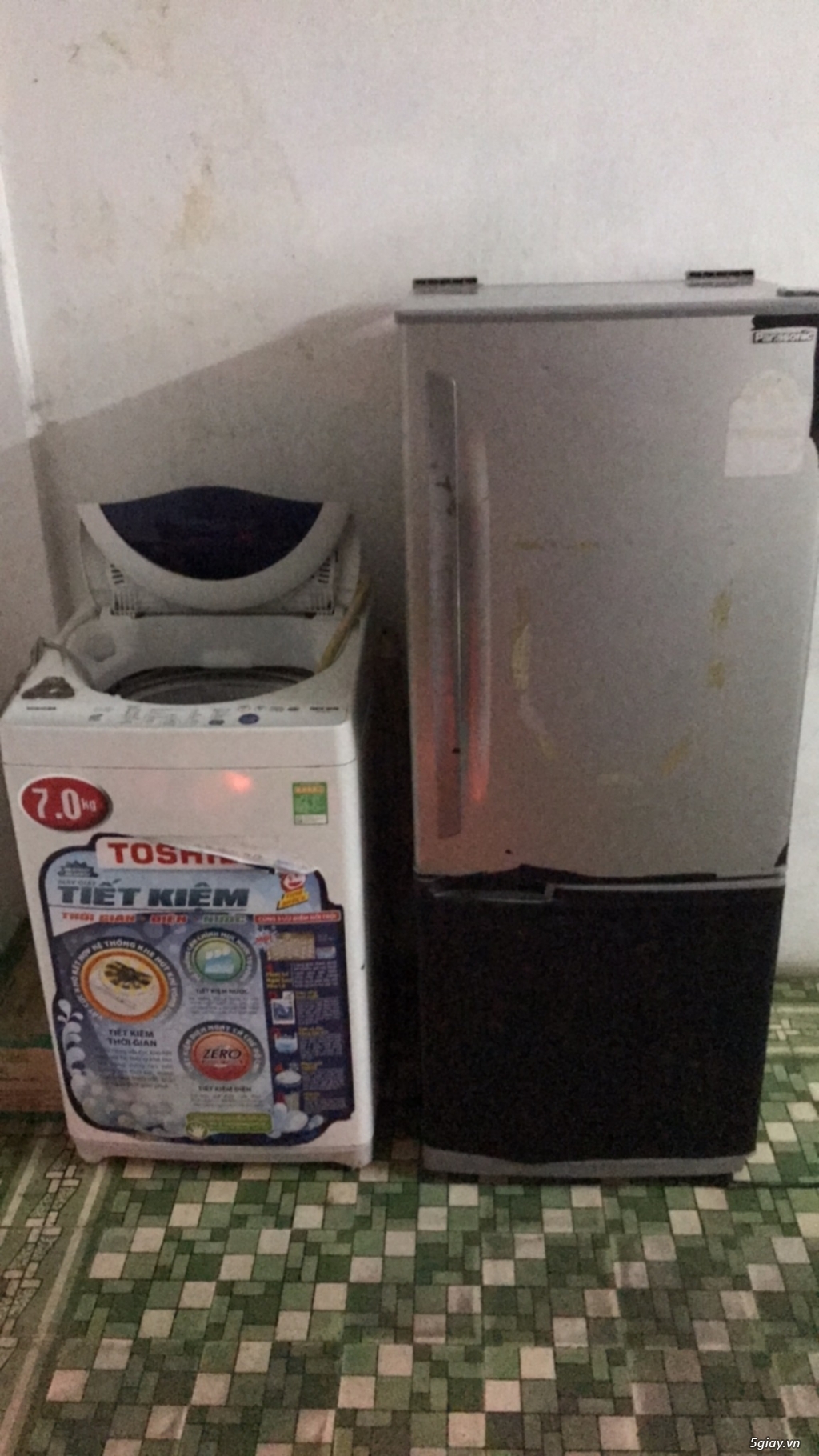 Tủ lạnh máy giặt cũ