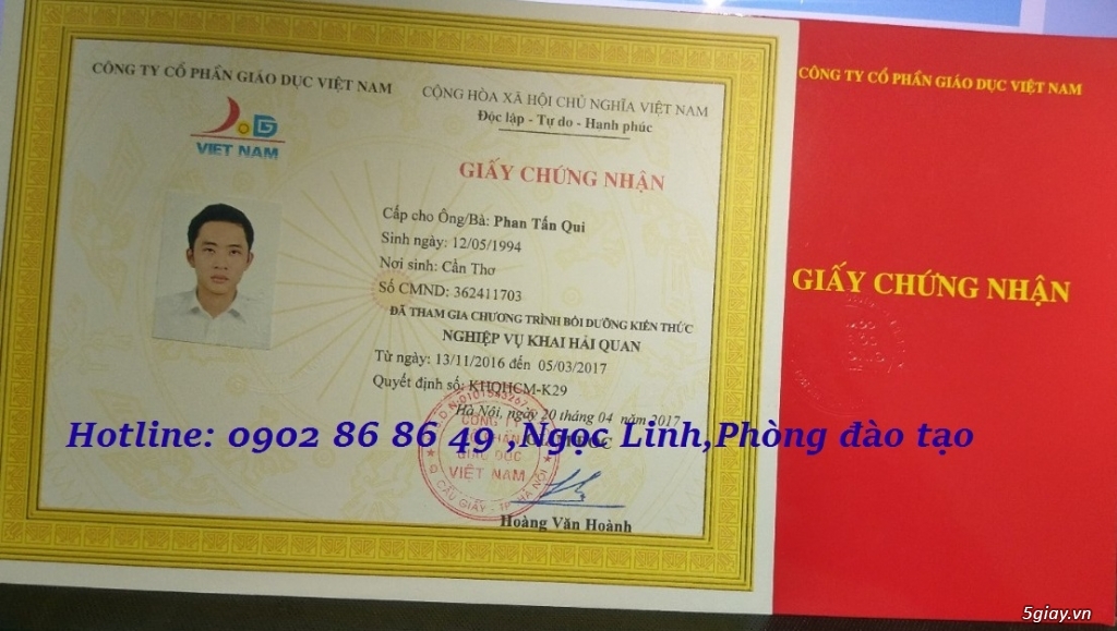Học nghiệp vụ XUẤT NHẬP KHẨU KHAI HẢI QUAN ĐIỆN TỬ ở Hồ Chí Minh