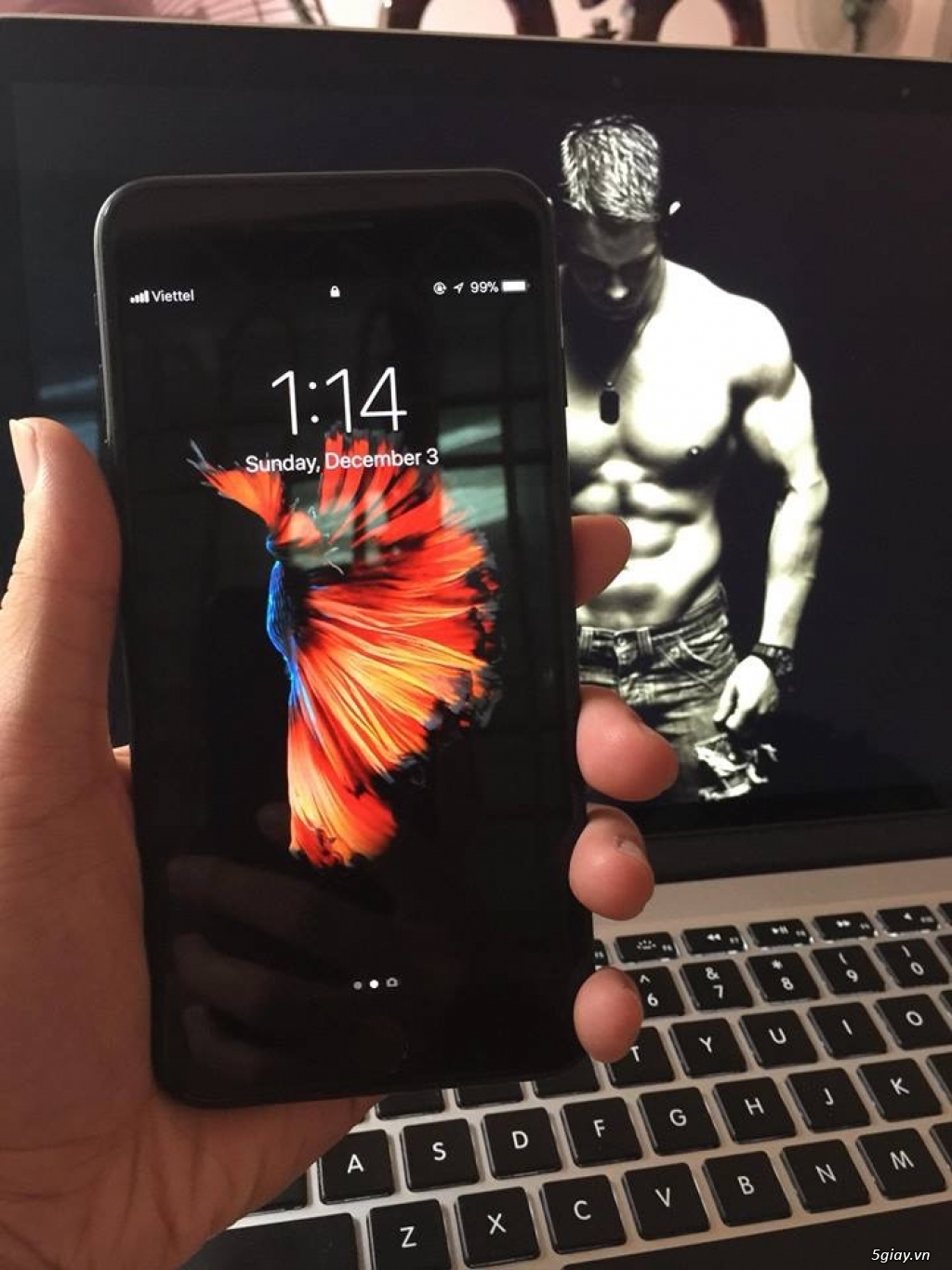 [Iphone 7 plus đen nhám full box] 32G còn BH 02/2018