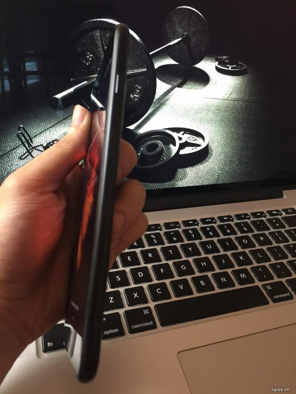 [Iphone 7 plus đen nhám full box] 32G còn BH 02/2018 - 1
