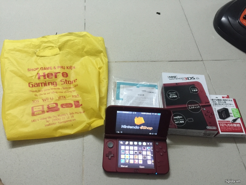New 3ds ll full box 99% Hackfull - 1