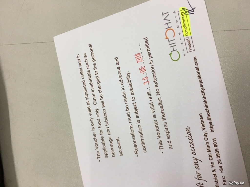 Vé buffet 5 sao Equatorial 2 người 1tr2 - 4