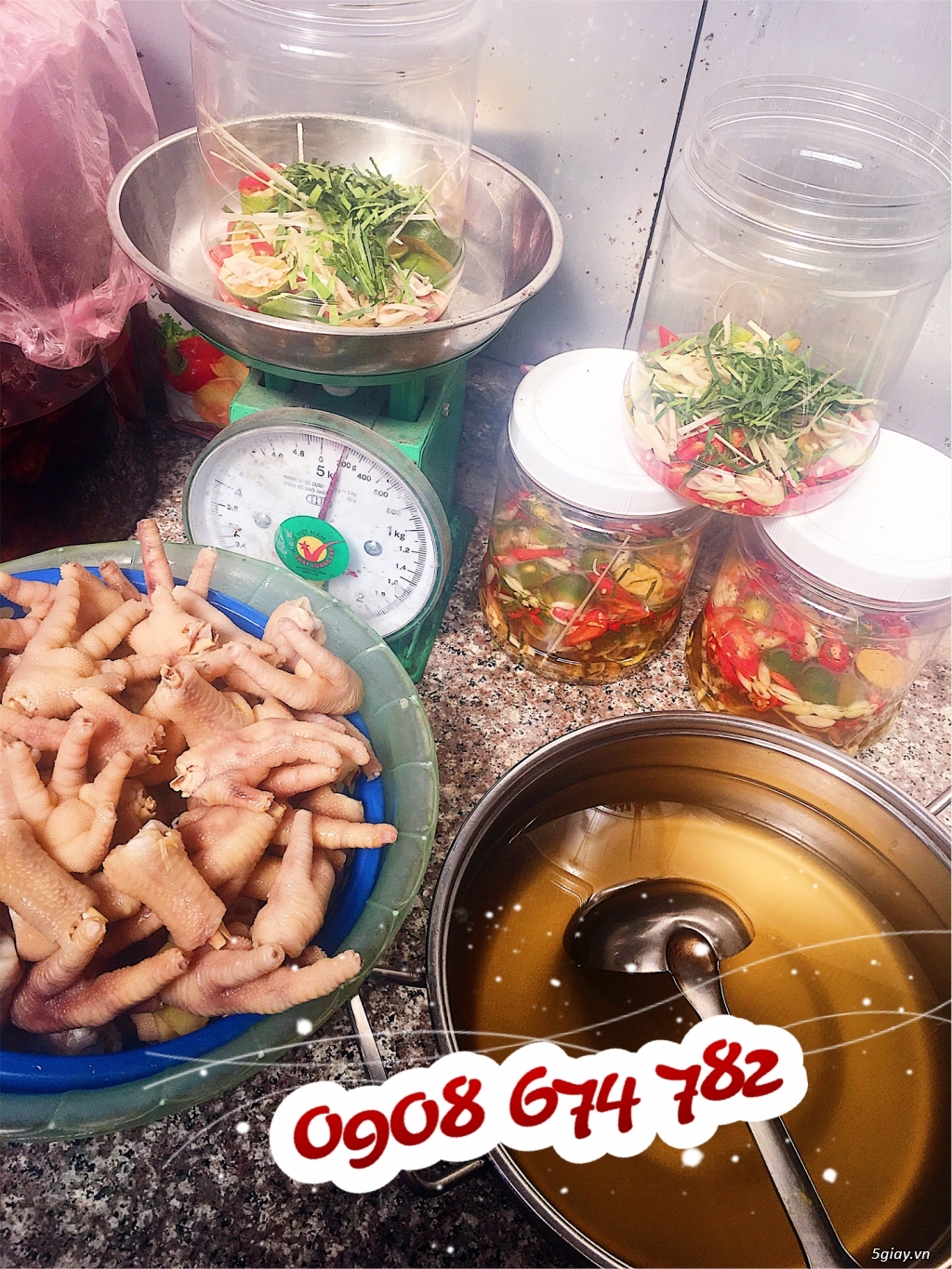 Chân gà sả tắc nhà làm - 8