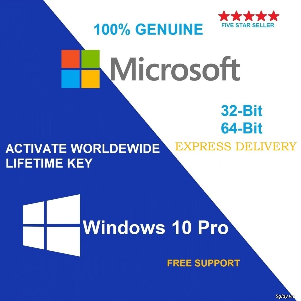 [HCM] Key bản quyền Windows 8.1, 10 Home & Pro, Office (400k-600k)