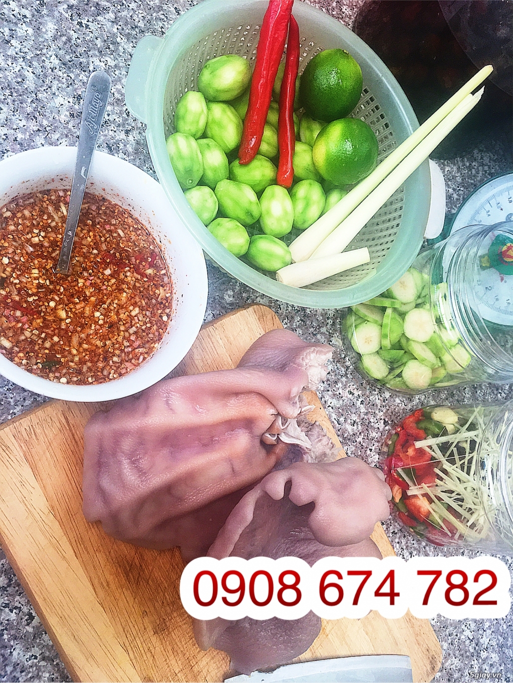 Chân gà sả tắc nhà làm - 9