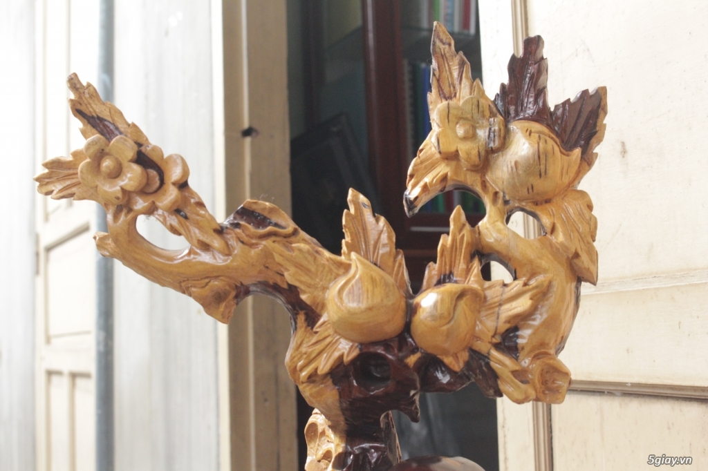 Tượng ông Thọ gỗ chắc dây quý hiếm - 4