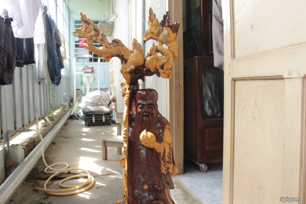 Tượng ông Thọ gỗ chắc dây quý hiếm - 6