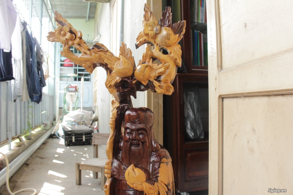 Tượng ông Thọ gỗ chắc dây quý hiếm - 7