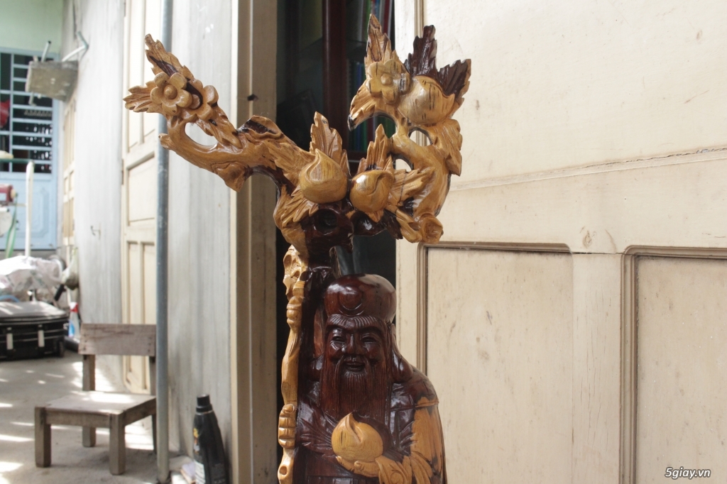 Tượng ông Thọ gỗ chắc dây quý hiếm - 2