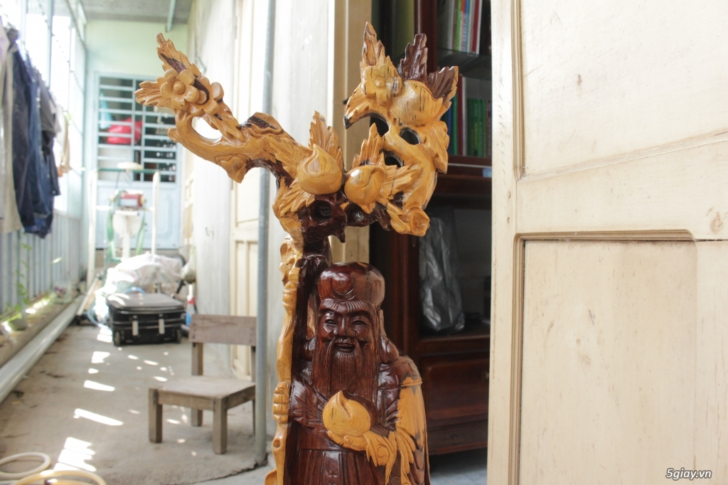 Tượng ông Thọ gỗ chắc dây quý hiếm - 11