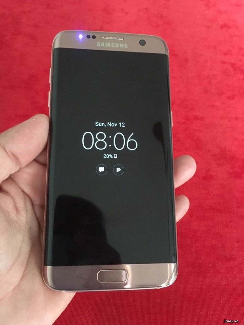 S7 edge 2 sim quôc tê màu hông 97% giá nhanh gon 5tr5 fixed