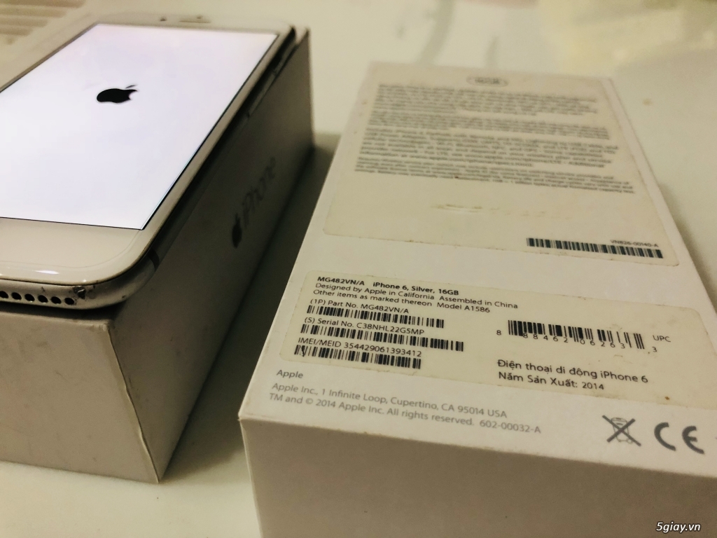 iPhone 6 16G silver bản quốc tế VN/A - 1